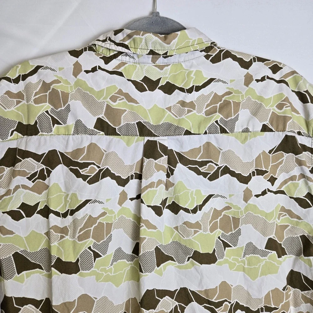 The North Face Short Sleeve Baytrail Pattern Camp Shirt NF0A55ND Cotton XL